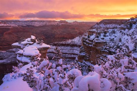 Photos of winter at the Grand Canyon with snow. | Fine Art Landscape ...