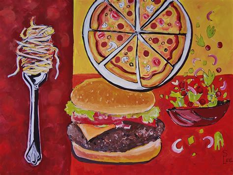 Pop Art Food Paintings