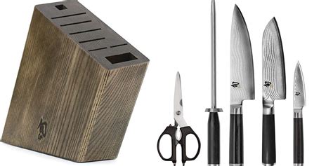 Shun Classic 6-piece Slim Knife Block Set - Knife Sets