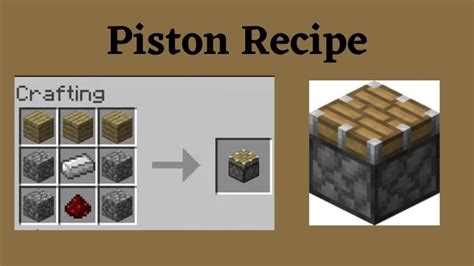 How To Make Sticky Pistons In Minecraft