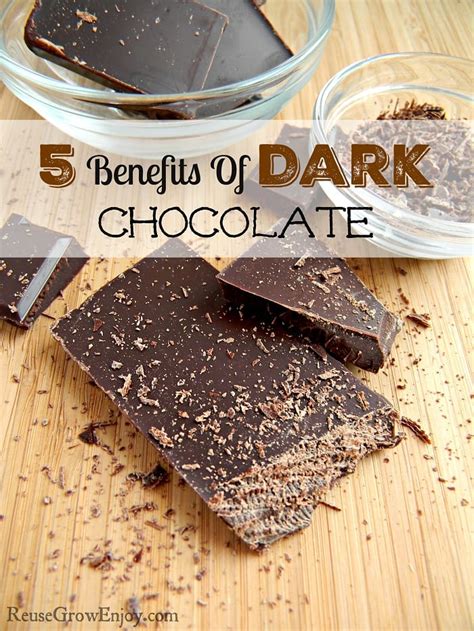 5 Benefits Of Dark Chocolate