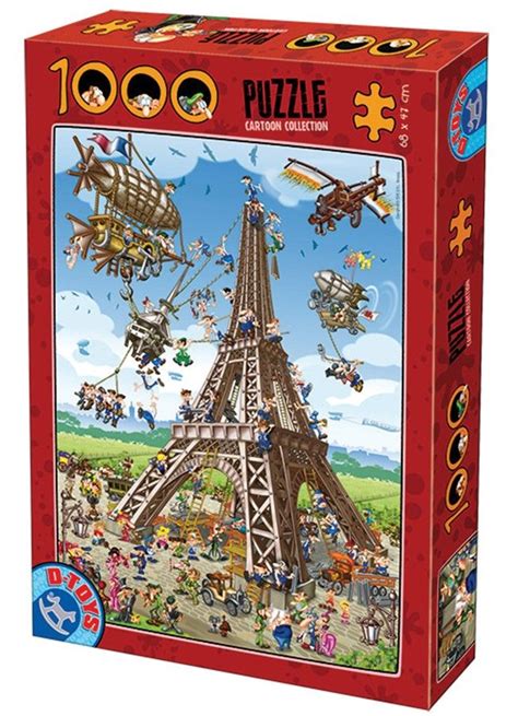 Building the Eiffel Tower - 1000 pc Jigsaw Puzzle by D-Toys | Eiffel tower, Jigsaw puzzles, Eiffel