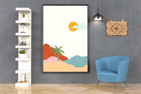 Interior Frame Poster Mockups on Behance