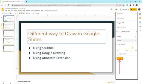 Learn How To Select Google Slides Transitions