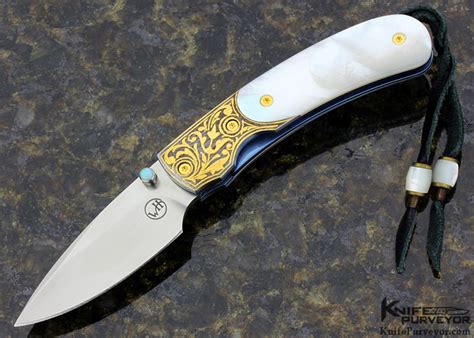 William Henry Custom Knife Limited Edition 12/100 Mother of Pearl ...