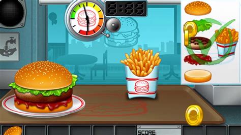 BURGER MAKER ; COOKING GAME FOR KIDS ( GAMEPLAY) - YouTube