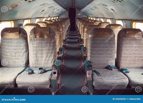 Interior Of An Old Plane Royalty Free Stock Photo - Image: 29620345