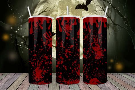 Halloween Blood Splatter Tumbler 20oz Graphic by tantapat2385 ...