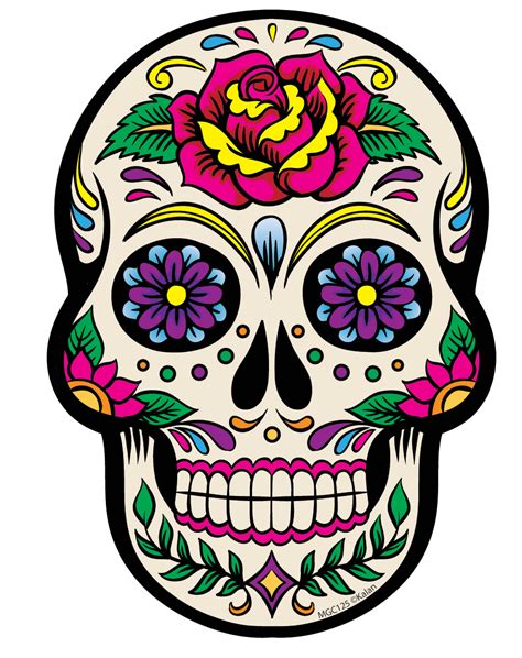 sugar skull clipart print 20 free Cliparts | Download images on Clipground 2024