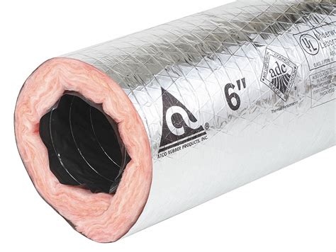 ATCO Insulated Flexible Duct, R 8.0, 14 in Flexible Duct Inside Dia. - 4TVN4|13102514 - Grainger