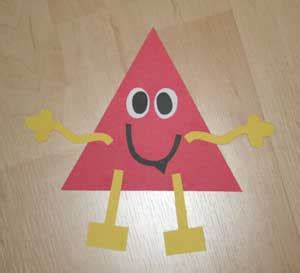 Triangle Shape Monster Craft | All Kids Network