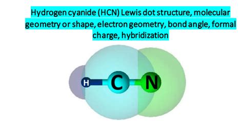 HCN Lewis structure, Molecular geometry, Bond angle, Shape