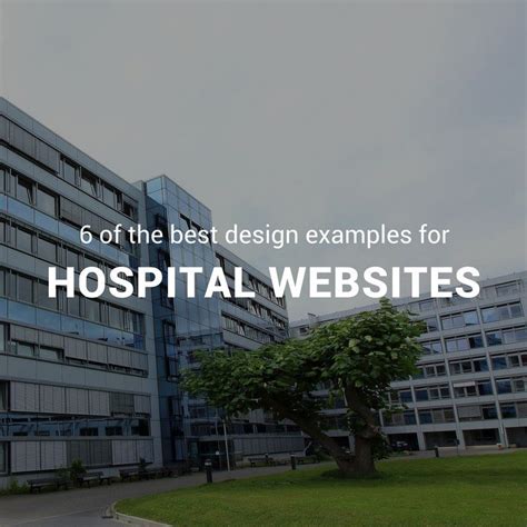 What makes for a good hospital website design? A combination of design elements, usability, and ...