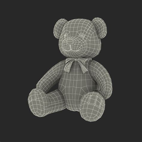 3d 3ds teddy bear