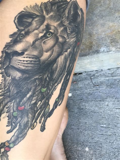 Reggae Lion Tattoo