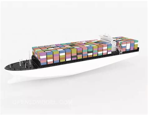 Transport Cargo Ship Free 3d Model - .Max - Open3dModel