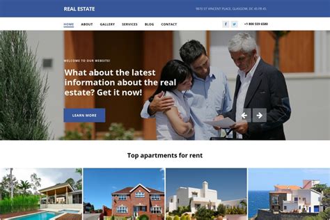 Property Management Website Template for Realtors - MotoCMS