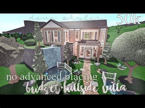 Bloxburg: Budget Hillside Home 50k (No Advanced Placing) - YouTube | Design your dream house ...