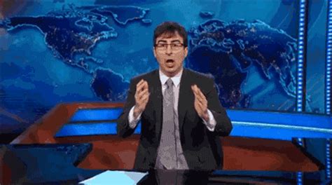 In conclusion: | Funny gif, John oliver, Animation