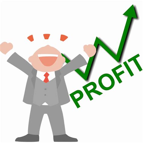 Happy Business Man Profit Vector Clipart image - Free stock photo - Public Domain photo - CC0 Images