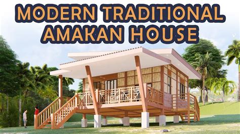 LOW BUDGET HOUSE: Modern Amakan House Design | Low budget house, Amakan house, Budget house plans