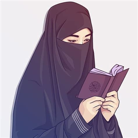 Vector Hijab Niqob Cadar Muslimah Islami Ukhty Akhwat Beauty Hijrah Lady Female Girl Diy ...