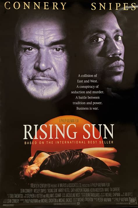 RISING SUN MOVIE POSTER DS ORIGINAL ROLLED VF 27x40 WESLEY SNIPES SEAN ...