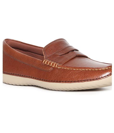 COLE HAAN Brown Loafers - Buy COLE HAAN Brown Loafers Online at Best ...