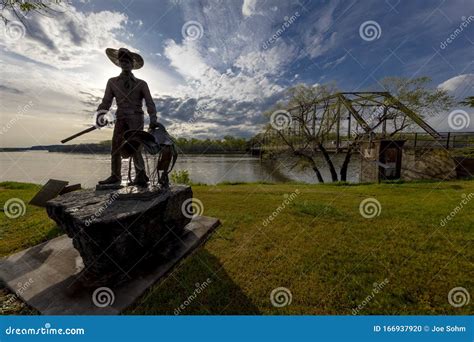 MAY 22, 2019, Fort Benton, Montana, USA - Historic Fort Benton, and ...