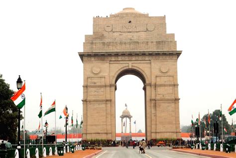 India Gate on the eve of Republic Day