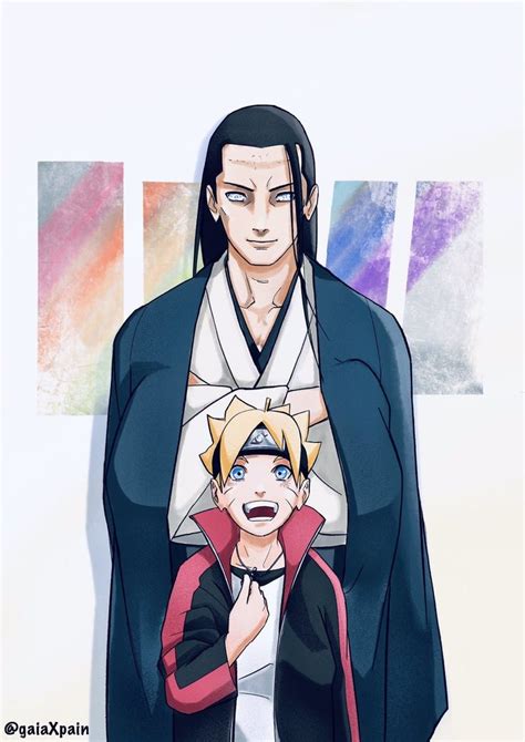 Hyūga Neji and Uzumaki Boruto. on We Heart It | Anime naruto, Naruto uzumaki, Naruto art