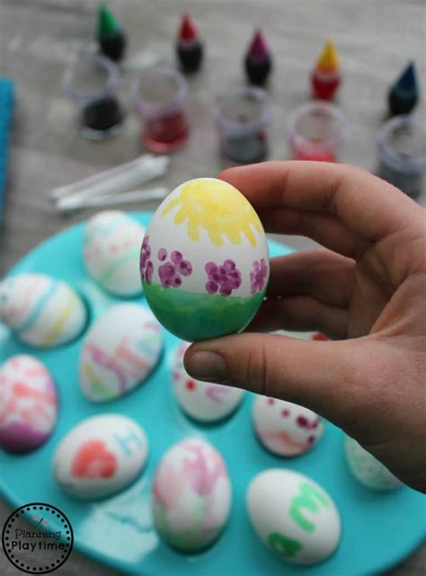 Painted Easter Eggs - Planning Playtime