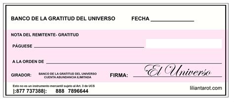 EL CHEQUE DE LA ABUNDANCIA EN LUNA NUEVA Para Ariana Garcia Palacios | Abundancia, Afirmaciones ...