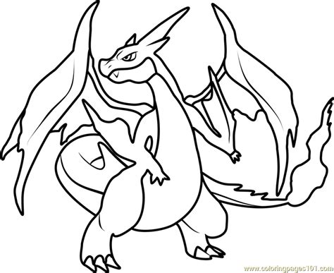 Legendary Pokemon Coloring Pages Charizard : Pokemon coloring pages ...