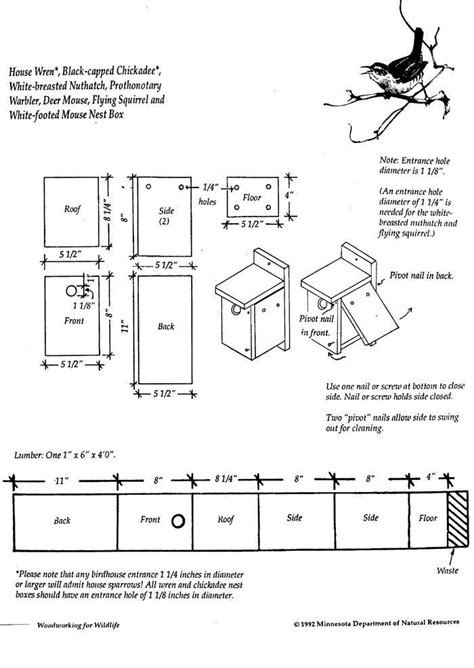 Best Of Chickadee Bird House Plans - New Home Plans Design