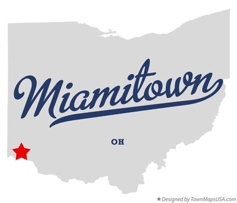 Map of Miamitown, OH, Ohio