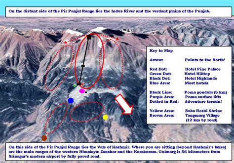 Trail map Gulmarg Resort (Kongdoori-Aferwat)