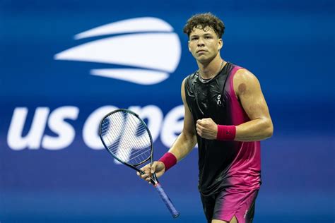 US Open TV viewers notice large red marks on Ben Shelton during epic win over Frances Tiafoe in ...