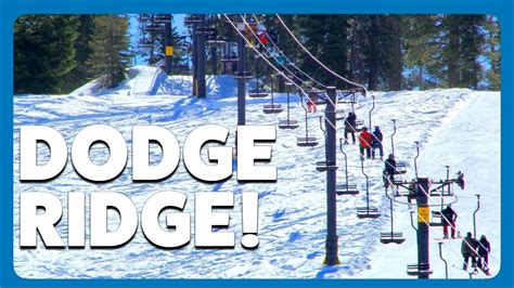 Dodge Ridge Ski Resort Tour via drone after major #snowstorm in 4K HDR ...