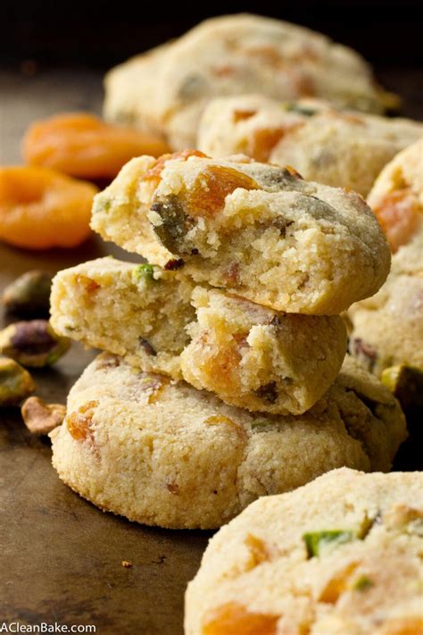 Apricot Pistachio Cookies (Gluten Free and Paleo) | A Clean Bake