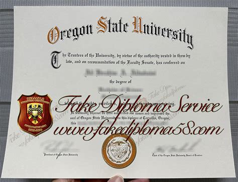 Is it possible to obtain a 100% copy Oregon State University degree?