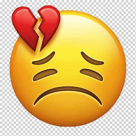 Emoji corazón roto amor smiley, emoji, amor, corazón, smiley png | Klipartz