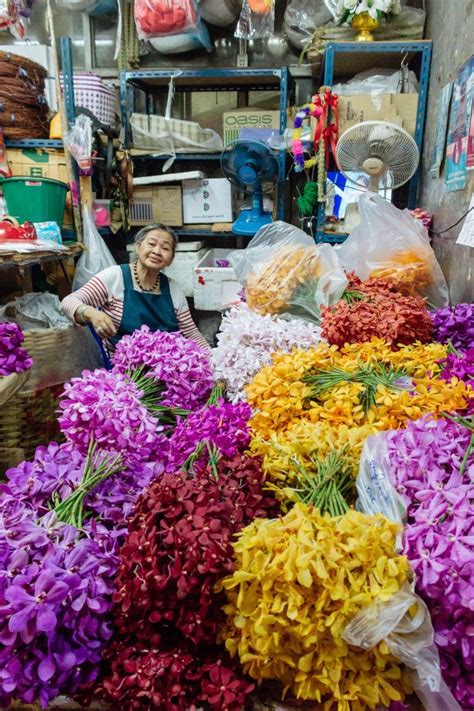 Blooming Gorgeous: Inside Bangkok's Flower Market | Flower market ...