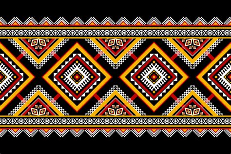 Geometric ethnic oriental seamless pattern traditional. Flower ...