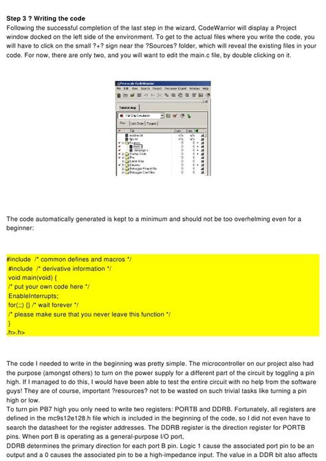 CodeWarrior with Open Source C Compilator from Freescale