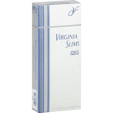 Virginia Slims Cigarettes, Class A, 120's, Silver Pack | Cigarettes ...