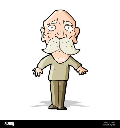 cartoon sad old man Stock Vector Image & Art - Alamy