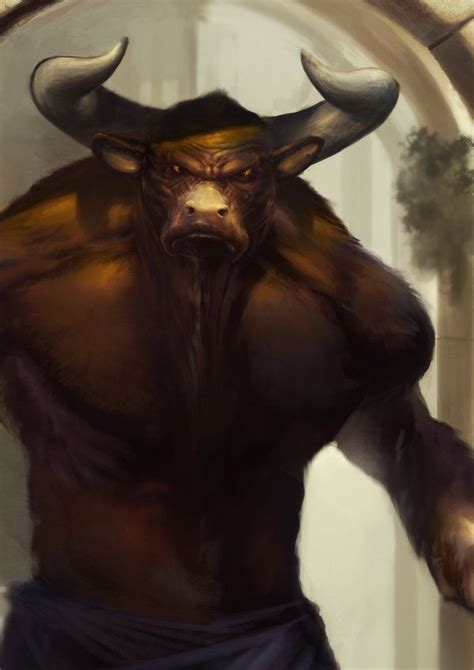 Minotaur by fcanales.deviantart.com on @deviantART Fantasy Creature Art ...