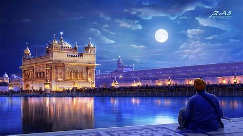 Of Harmandir Sahib, Golden Temple Night HD wallpaper | Pxfuel