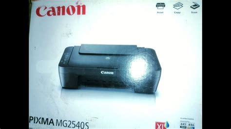 Canon Pixma MG2540S - YouTube